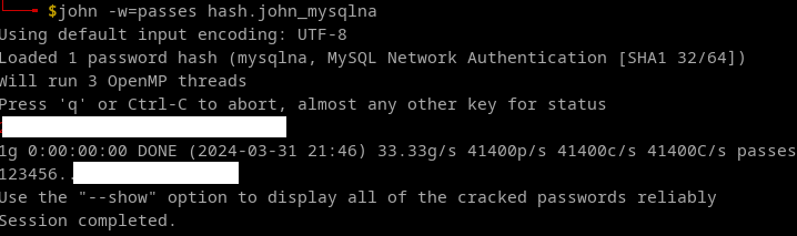 Rogue MySQL